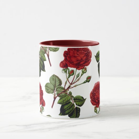 Mug Belles Roses Rouges (Centre)