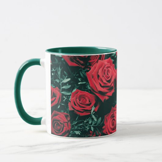 Mug Belles Roses Rouges (Gauche)