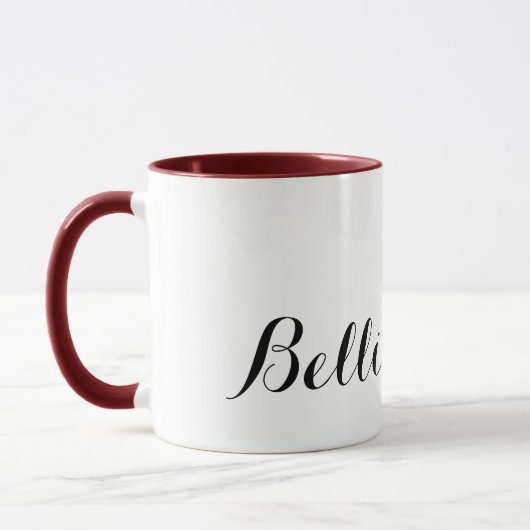 Mug Bellissimo ! Typographie (Gauche)