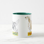 Mug Belton bleu et orange de poseur anglais (Centre)