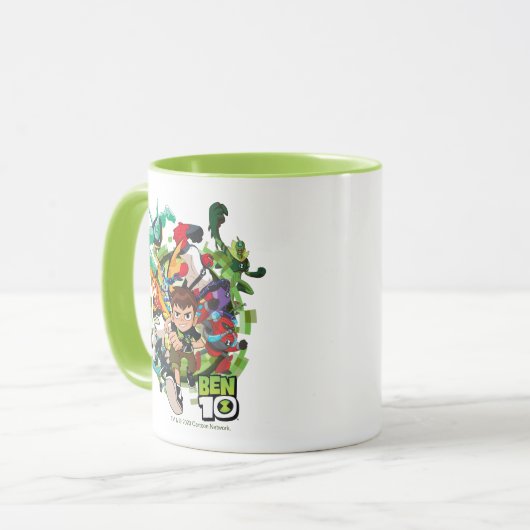 Mug Ben 10 Alien Rush Graphic (Devant gauche)