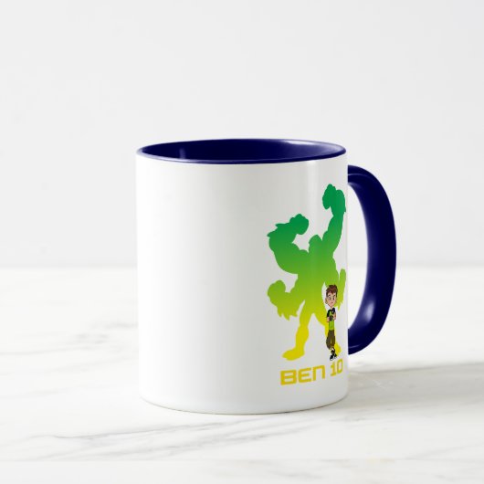 Mug Ben 10 & Four Arms Shadow (Devant droit)