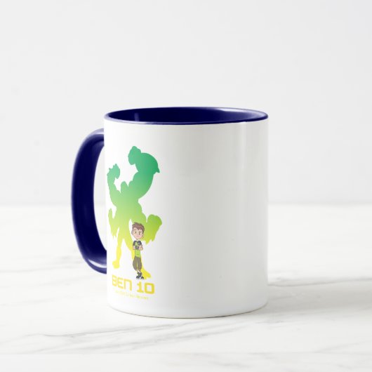 Mug Ben 10 & Four Arms Shadow (Devant gauche)