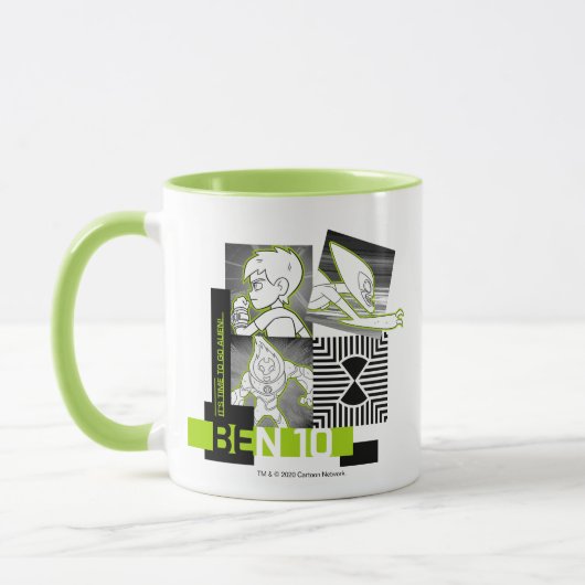 Mug Ben 10 - Il est temps de devenir Alien (Gauche)