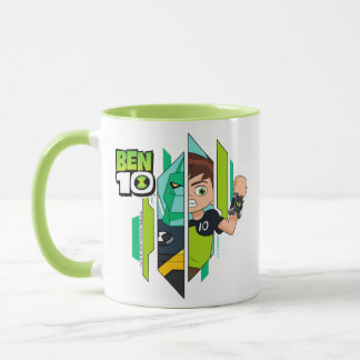 Mug Ben 10 Transformation de l'ADN de Diamondhead
