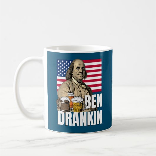 Mug BEN DRANKIN 4 juillet Benjamin Franklin (Gauche)