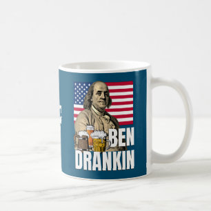 Mug BEN DRANKIN 4 juillet Benjamin Franklin