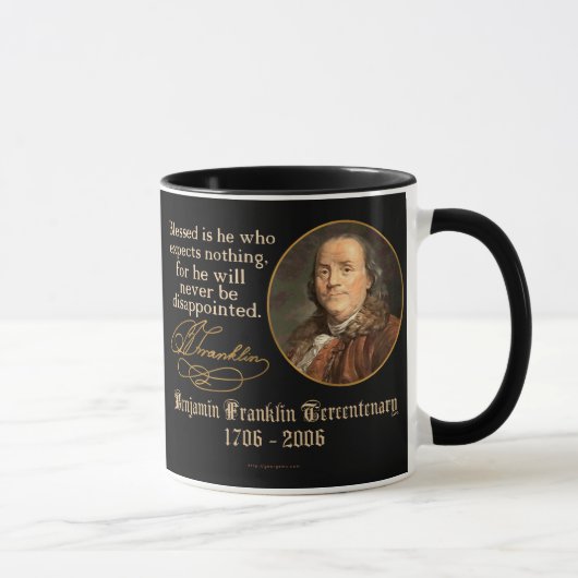 Mug Ben Franklin - attentes (Droite)