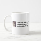 Mug Ben Franklin sur la démocratie (Gauche)