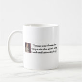 Mug Ben Franklin sur le contrôle des armes (Gauche)