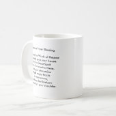 Mug Bénédiction cherokee de prière de DoubleFeather (Devant gauche)