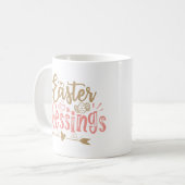 Mug Bénédiction de Pâques Jolie citation (Devant gauche)