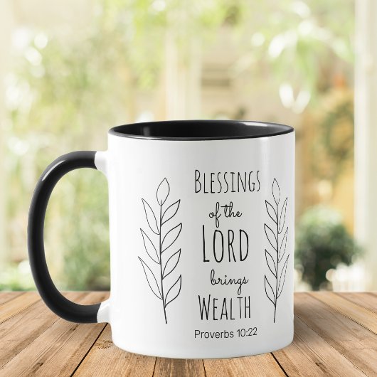 Mug Bénédiction du Seigneur, verset biblique, chrétien
