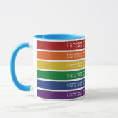 Mug Bénédiction hébraïque - Soutien de la fierté juive (Gauche)