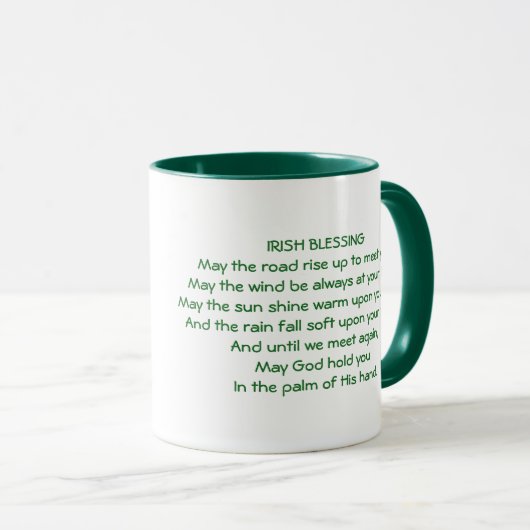Mug Bénédiction irlandaise (Devant droit)