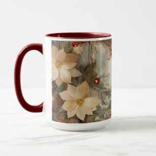 Mug Bénédiction irlandaise de Noël   Jolies fleurs d'h