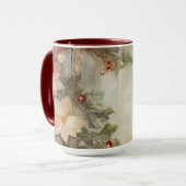 Mug Bénédiction irlandaise de Noël | Jolies fleurs d'h (Devant gauche)