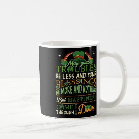Mug Bénédiction irlandaise Saint-Patrick le jour de la (Droite)
