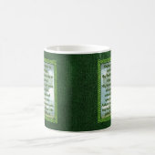 Mug Bénédiction irlandaise verte (Centre)
