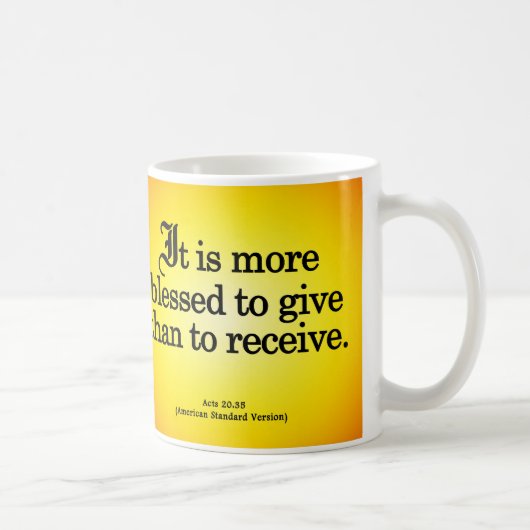 Mug Bénédiction pour donner à Lois 20-35 (Droite)