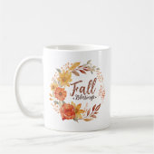 Mug Bénédictions d'automne florales (Gauche)