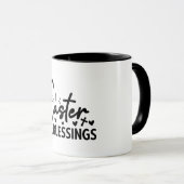 Mug Bénédictions de Pâques chrétiennes (Devant droit)