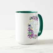 Mug Bénédictions Écriture Nombres 6:24-26 (Devant droit)