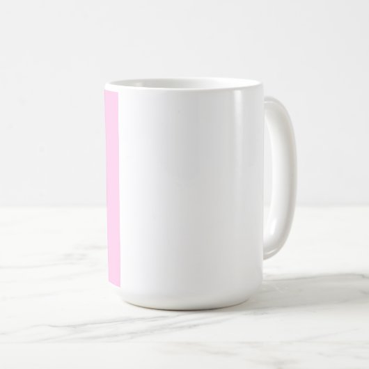 Mug Bénédictions et foi (arrière - plan rose) (Devant droit)