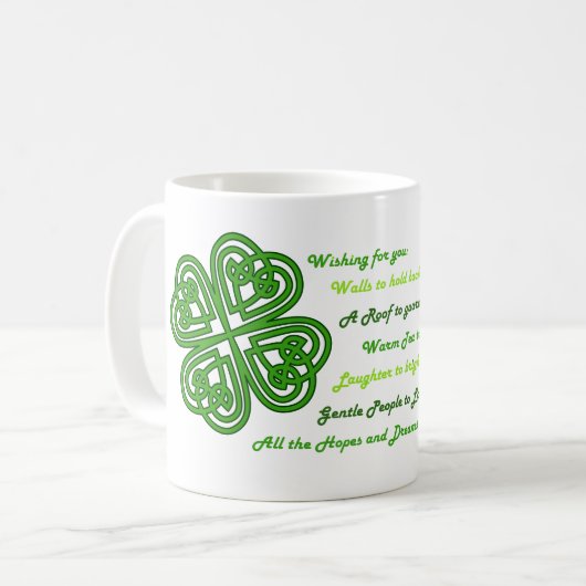 Mug Bénédictions irlandaises (Devant gauche)