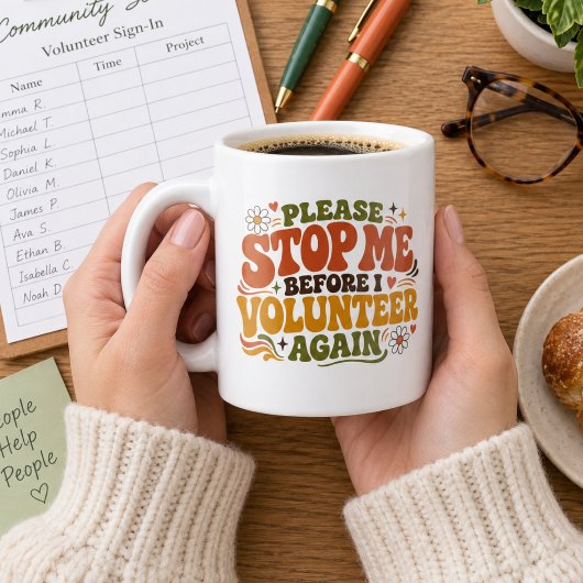 Mug Bénévole drôle
