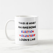 Mug bénévole pour les élections, génial (Gauche)