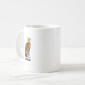Mug Bengal Chat Maman Chemise Domestique Roseté Brown  (Devant gauche)