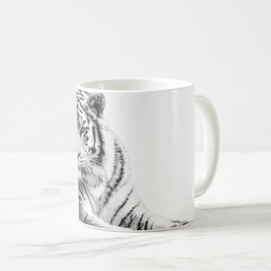 Mug Bengal White Tiger (Devant droit)