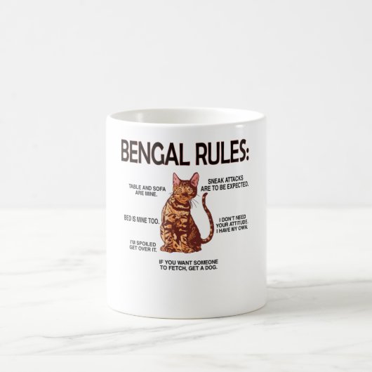 Mug Bengale, Amoureux des chats, cadeau du propriétair (Centre)