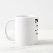 Mug Bengale, Amoureux des chats, cadeau du propriétair (Gauche)