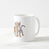 Mug Bengale Cat Buddies Rosette et Snow Bengale Cats P (Devant droit)