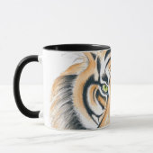 Mug Bengale Tigre Aquarelle Art de l'encre (Gauche)