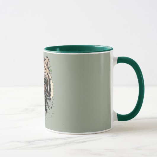 Mug Bengale tigre design mignon idées cadeau café tass (Droite)