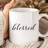 Mug Béni - Citation de la typographie noire