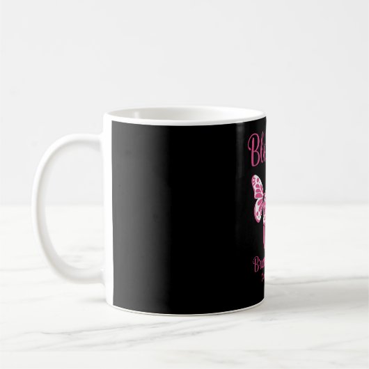 Mug Béni D'Être Appelé Cancer Du Sein Survivant Foi (Gauche)