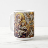 Mug Béni Mère Marie et Bébé Jésus | Religoie (Devant gauche)