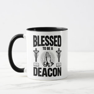Mug Béni pour être un diacre Prière inspirante