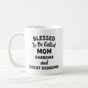 Mug Bénie d'être appelée MAMAN Grand-mère et Arrière-g