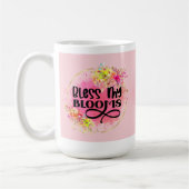 Mug Bénir Mes Fleurs De Printemps Rose (Gauche)