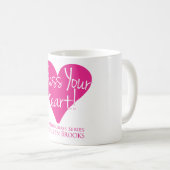 Mug Bénissez votre coeur (Devant droit)