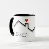Mug Bénissez-vous cette maison (Devant gauche)