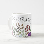 Mug Bénissez-vous et gardez-vous l'Écriture de la Foi (Devant gauche)