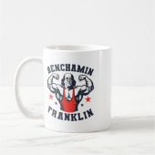 Mug Benjamin Benchamin Franklin Banc Presse Bodybuildi (Gauche)