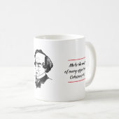 Mug BENJAMIN DISRAELI Citation Inspiration Christian (Devant droit)