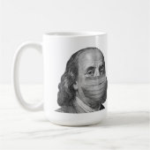Mug Benjamin Franklin en masque (Gauche)